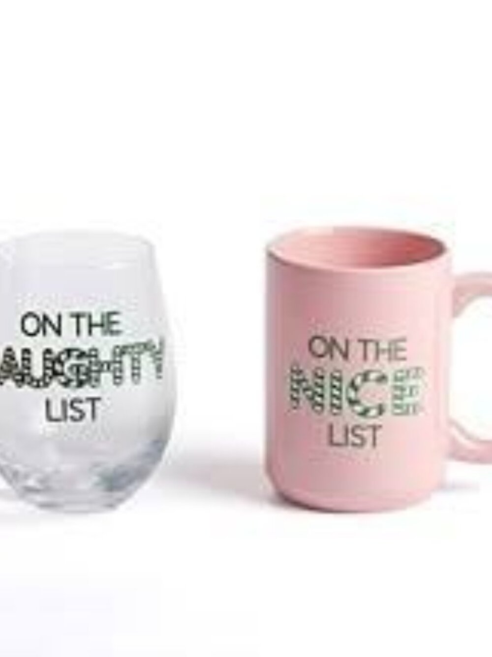 Mug and Wine Glass Set